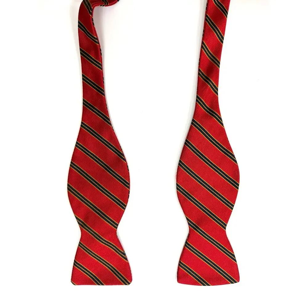 R. Hanauer Striped Silk Bow Tie